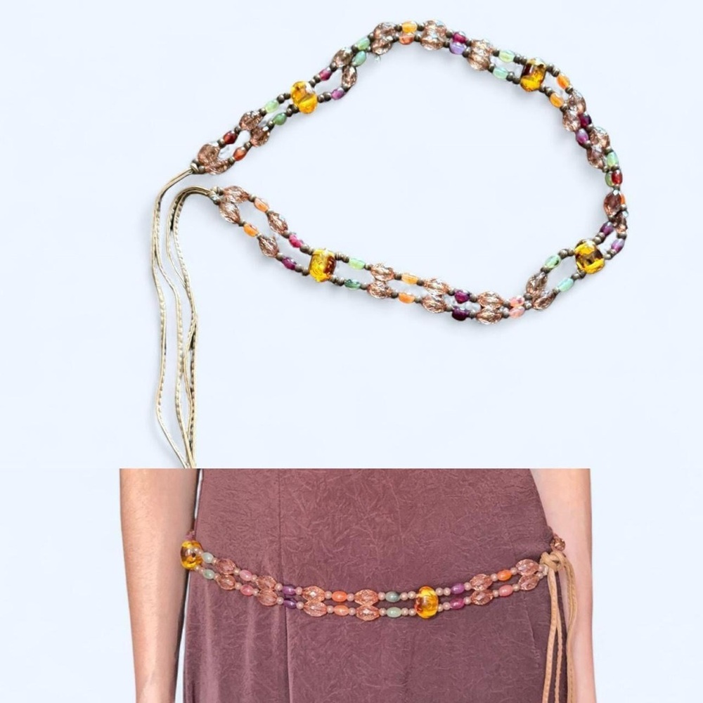 Colorful Beaded Belt